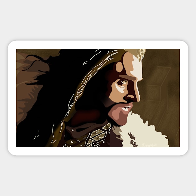 Thorin Oakenshield Sticker by GiggleFist